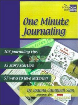 Paperback One Minute Journaling Book