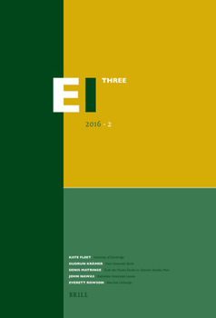 Paperback Encyclopaedia of Islam - Three 2016-2 Book