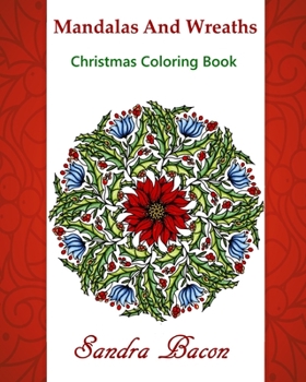 Paperback Mandalas and Wreaths Christmas Coloring Book