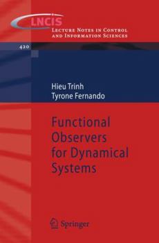 Hardcover Functional Observers for Dynamical Systems Book