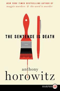 Paperback The Sentence Is Death [Large Print] Book