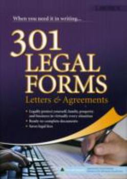 Paperback 301 Legal Forms, Letters and Agreements Book