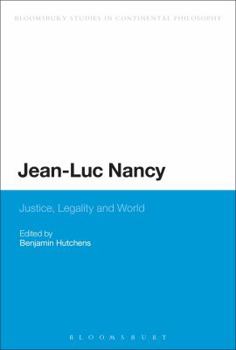 Paperback Jean-Luc Nancy: Justice, Legality and World Book