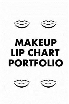 Paperback Makeup Lip Chart Portfolio Book