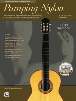 Paperback Pumping Nylon -- Intermediate to Advanced Repertoire: Supplemental Repertoire for the Best-Selling Classical Guitarist's Technique Handbook, Book & Online Audio (Pumping Nylon Series) Book