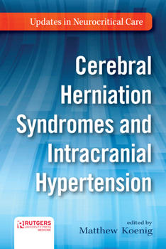 Hardcover Cerebral Herniation Syndromes and Intracranial Hypertension Book