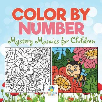 Paperback Color by Number Mystery Mosaics for Children Book