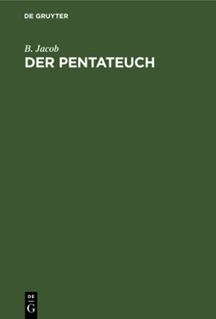 Hardcover Der Pentateuch: Exegetisch-Kritische Forschungen [German] Book