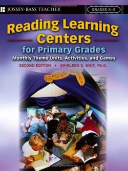 Paperback Reading Learning Centers for Primary Grades: Monthly Theme Units, Activities, and Games Book