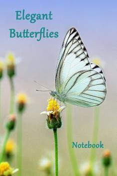Paperback Elegant Butterflies Notebook Book
