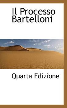 Paperback Il Processo Bartelloni Book