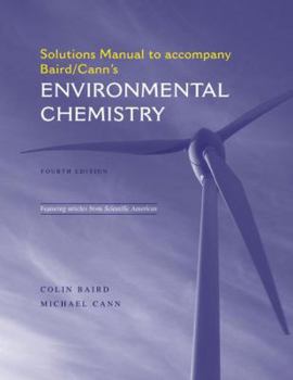 Paperback Environmental Chemistry Solutions Manual Book