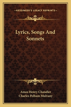 Paperback Lyrics, Songs And Sonnets Book