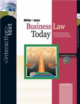 Paperback Interactive Text, Business Law Today with Access Certificate and Infotrac College Edition Book