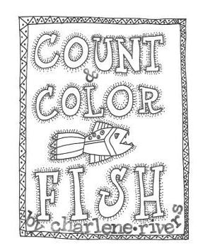 Paperback Count and Color Fish Book