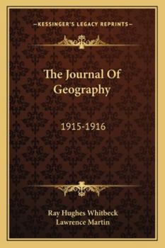 Paperback The Journal Of Geography: 1915-1916 Book