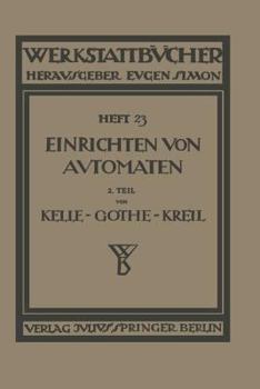 Paperback Das Einrichten Von Automaten [German] Book