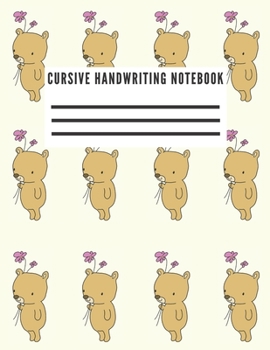 Paperback Cursive Handwriting Notebook: Handwriting Practice Paper 150 Pages Book