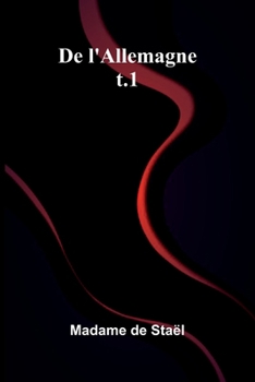 Paperback De l'Allemagne; t.1 [French] Book