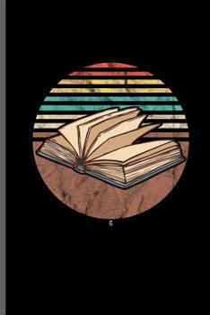 Retro Vintage Book: Book readers notebooks gift (6"x9") Dot Grid notebook to write in