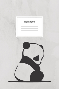 Notebook: Panda Notebooks And Journals Soft Cover Lined Animal Cute Pet Bear Composition Book Planner Diary