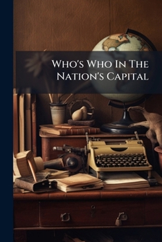 Paperback Who's Who In The Nation's Capital Book
