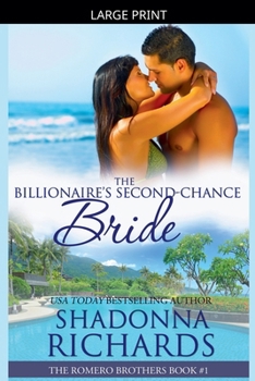 Paperback The Billionaire's Second-Chance Bride [Large Print] Book