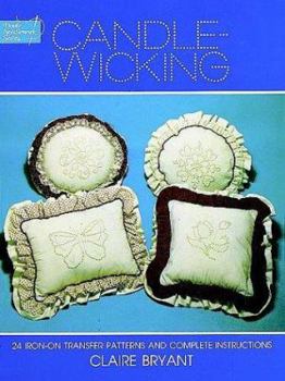 Paperback Candlewicking: 24 Iron-On Transfer Patterns and Complete Instructions Book