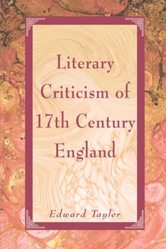 Paperback Literary Criticism of Seventeenth-Century England Book