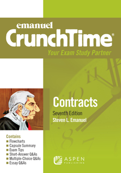 Paperback Emanuel CrunchTime for Contracts Book