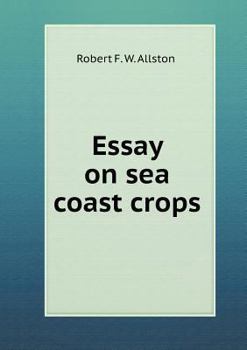 Paperback Essay on sea coast crops Book