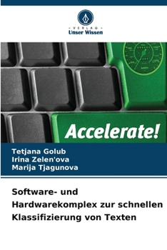 Paperback Software- und Hardwarekomplex zur schnellen Klassifizierung von Texten [German] Book