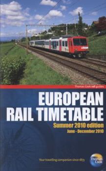 Paperback Thomas Cook European Rail Timetable Summer 2010 (Thomas Cook Rail Guides) Book