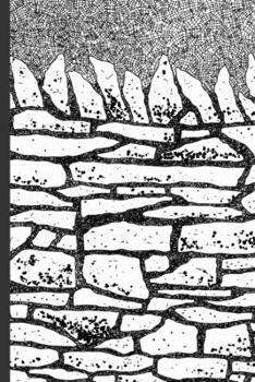 Notes: A Blank Sheet Music Notebook with Dry Stone Wall Cover Art