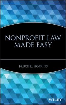 Hardcover Nonprofit Law Made Easy Book