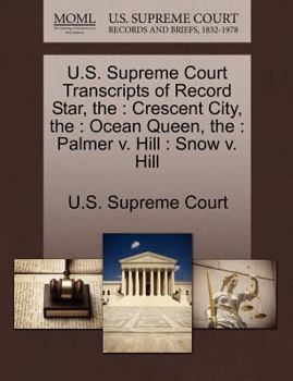 Paperback U.S. Supreme Court Transcripts of Record Star: Crescent City Book