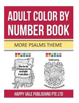 Paperback Adult Color By Number Book: More Psalms Theme Book