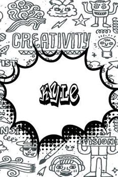 Paperback Kyle: Personalized Doodle Isometric Dot Paper Notebook Featuring 120 Pages 6x9 Book