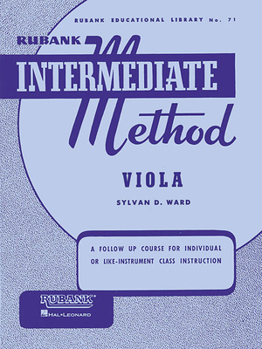 Paperback Rubank Intermediate Method-Viola Book