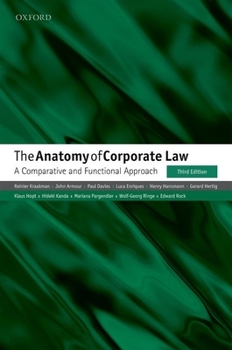 Paperback The Anatomy of Corporate Law: A Comparative and Functional Approach Book