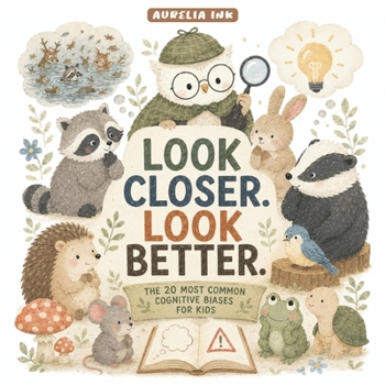 Paperback Look Closer. Look Better: The 20 most common cognitive biases - for Kids Book