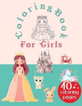 Paperback Coloring Book For Girls Book