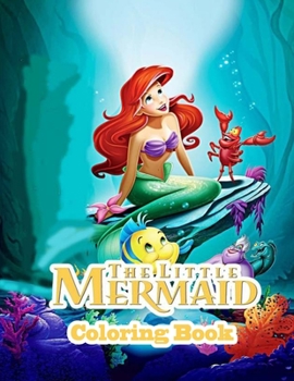 Paperback The Little Mermaid Coloring Book