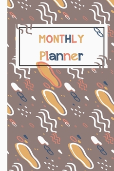 F4 Monthly Planner: Two Year - Monthly Calendar Planner 6 x 9’’ | 24 Months For Academic Agenda Schedule Organizer