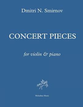 Paperback Concert Pieces for violin and piano: Score and part Book