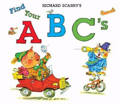 Hardcover Richard Scarry's Find Your ABC's Book