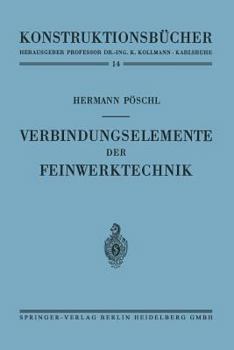Paperback Verbindungselemente Der Feinwerktechnik [German] Book