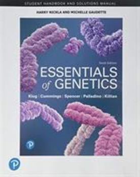 Paperback Student Handbook and Solutions Manual for Essentials of Genetics Book