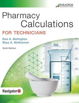 Paperback Pharmacy Calculations for Technicians Book