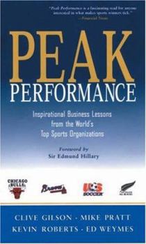 Paperback Peak Performance: Inspirational Business Lessons from the World's Top Sports Organizations Book